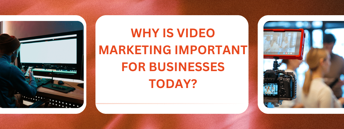 Illustration of video playback, analytics graphs, and engagement icons woven into a marketing storyboard.